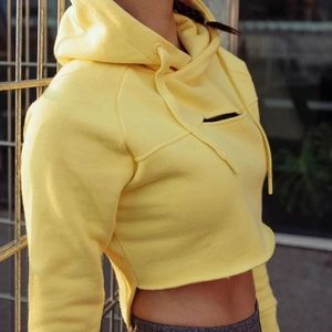 ISO Gymshark Cropped Raw Edge Hoodie (L or XL)